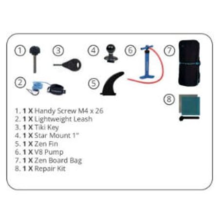 STARBOARD 23 TOURING M 12'6×30 ROLL  Zen Single Chamber