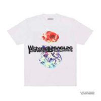PINK : PURPLE T-SHIRT WHITE / TAGS WKGPTY × TAJIMA KAZUNALI Collection