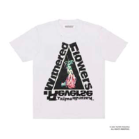 TRIANGLE DRESS T-SHIRT WHITE / TAGS WKGPTY × TAJIMA KAZUNALI Collection