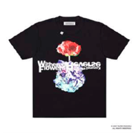 PINK : PURPLE T-SHIRT BLACK / TAGS WKGPTY × TAJIMA KAZUNALI Collection
