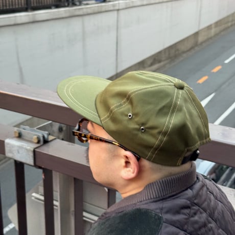 ST CAP “COTTON TWILL OLIVE” BEIGE ST