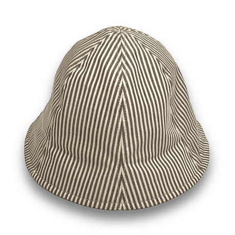 TULIP HAT  #2  "BEIGE STRIPE"