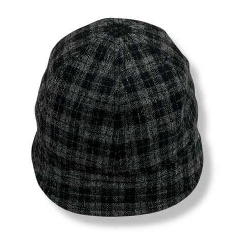 BALL SHORTER HAT “WOOL”  BLACK CHECK
