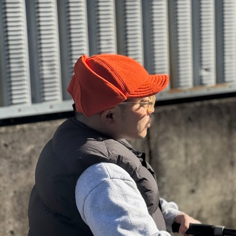 EAR FLAP CAP “ORANGE”