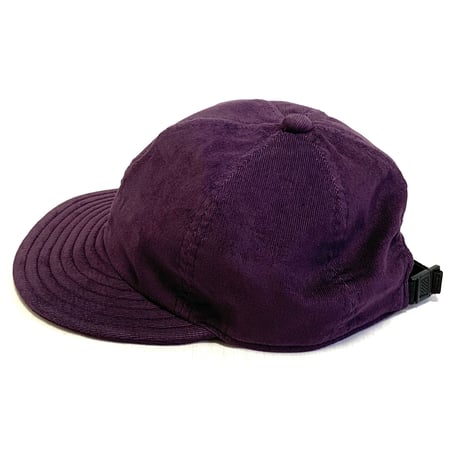 LOW STRAP CAP "THIN CORDUROY PURPLE”