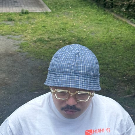 BALL SHORTER HAT “NAVY CHECK”