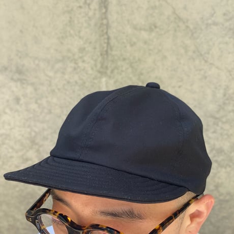LOW STRAP CAP -TWILL BLACK -