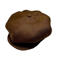 NEWSBOY CAP BROWN