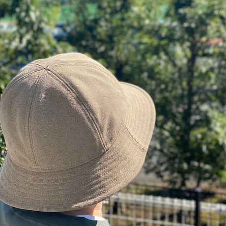 6P HAT -VINTAGE CANVAS- BEIGE