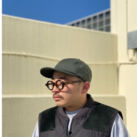 LOW STRAP CAP  “CANVAS- SLATE GREEN”