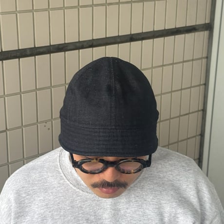 BALL SHORTER HAT “DENIM” NAVY ST