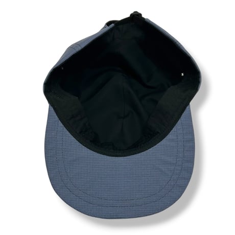 ST CAP “MICRO CHECK” CHARCOAL BLUE