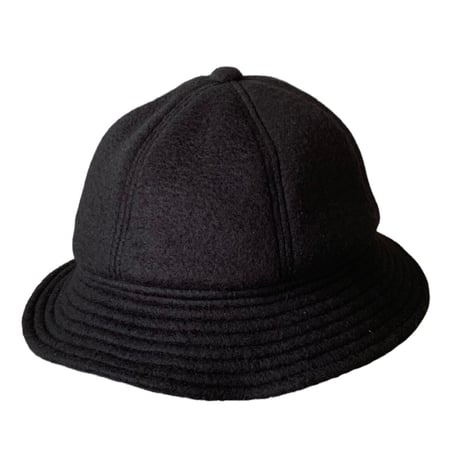 6P HAT   "FLEECE BLACK"
