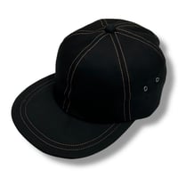 ST CAP “COTTON TWILL BLACK” ORANGE ST