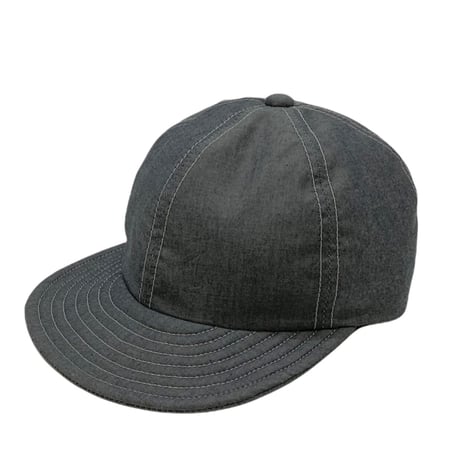 LOW STRAP CAP -CHAMBRAY BLACK -