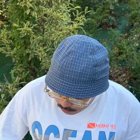 BALL SHORTER HAT “NAVY CHECK”