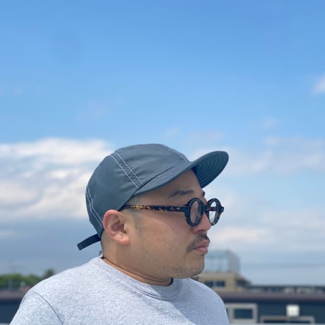 LOW STRAP CAP -CHAMBRAY BLACK -