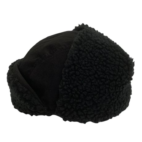 BOMBER CAP “THIN CORDUROY” BLACK×BLACK