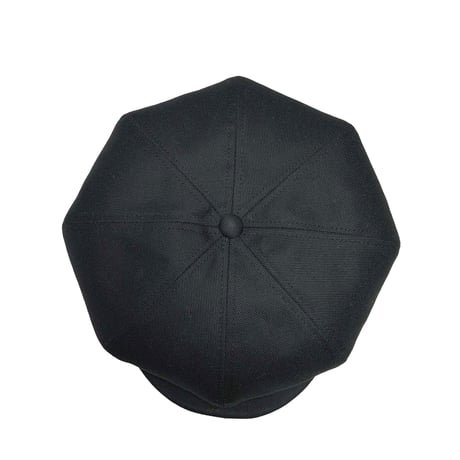 NEWSBOY CAP BLACK