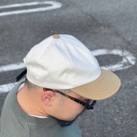 LOW STRAP CAP  -OFF WHITE x BEIGE-