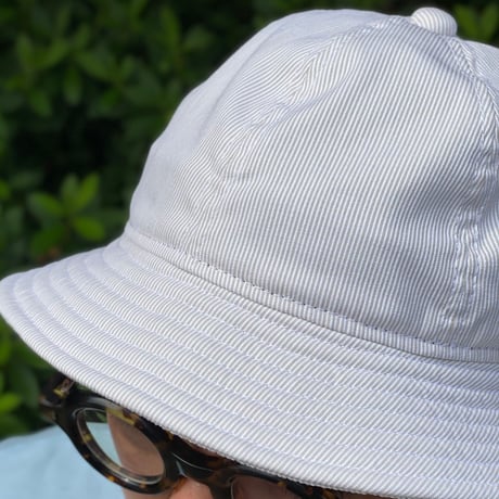 6P HAT   CORDLANE "WHITExBEIGE"