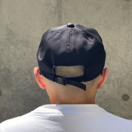 LOW STRAP CAP -TWILL BLACK -