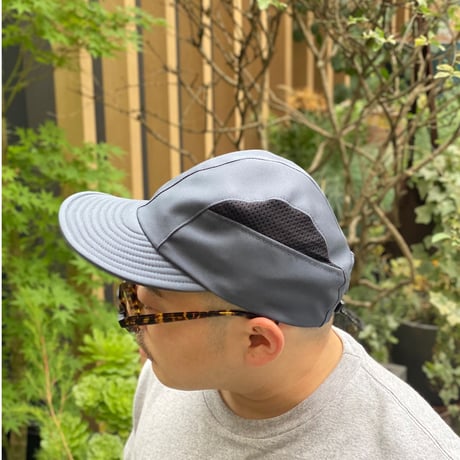 FOUR CORD CAP  -SIDE MESH-  GRAY