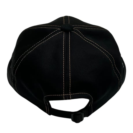ST CAP “COTTON TWILL BLACK” ORANGE ST