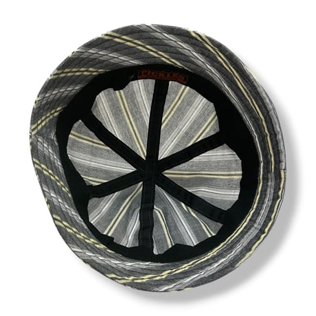 BALL SHORTER HAT “BLACK MULTI STRIPE”