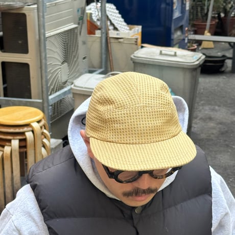 JET CAP “COTTON WAFFLE” BEIGE
