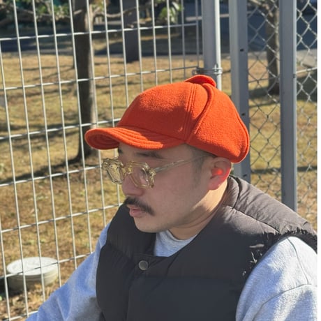 EAR FLAP CAP “ORANGE”