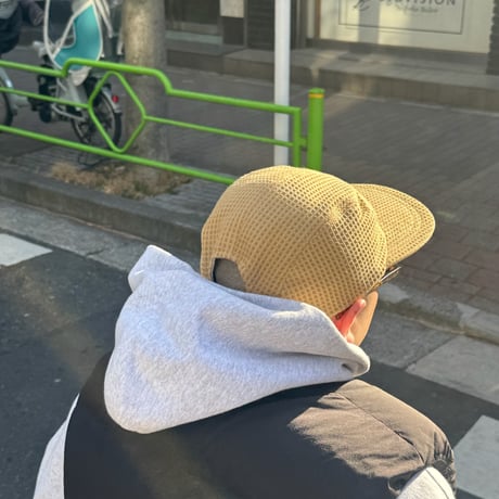 JET CAP “COTTON WAFFLE” BEIGE