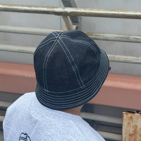 BALL SHORTER HAT “DENIM” WHITE ST