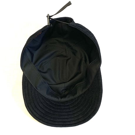 LOW STRAP CAP "THIN CORDUROY BLACK "