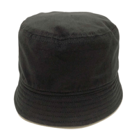 BUCKET SHORTER HAT　"THIN CORDUROY"    BLACK