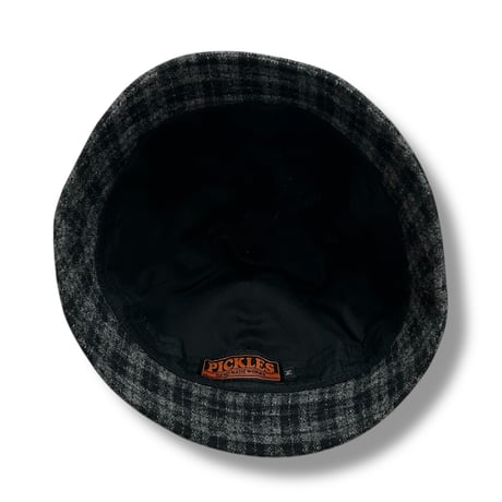 BALL SHORTER HAT “WOOL”  BLACK CHECK