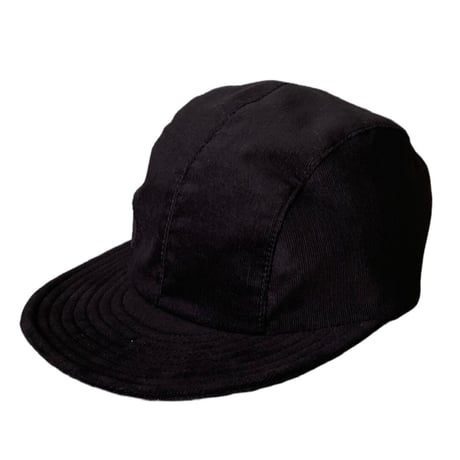 FOUR CORD CAP  -CORDUROY- BLACK