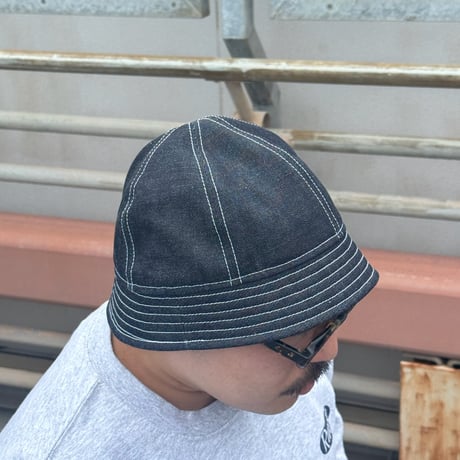 BALL SHORTER HAT “DENIM” WHITE ST