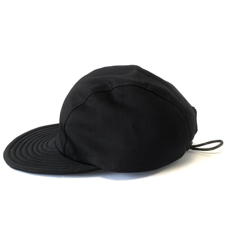 FOUR CORD CAP  -TWILL BLACK-