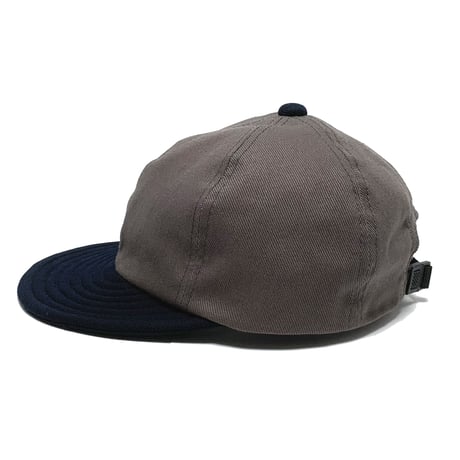 LOW STRAP CAP  -GRAY x NAVY-