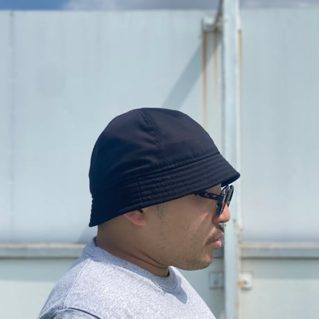 BALL SHORTER HAT　"COTTON TWILL BLACK  "