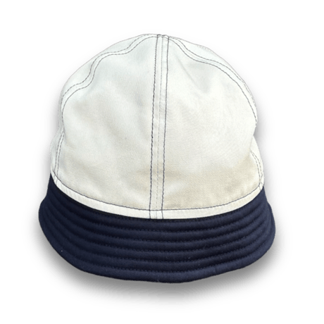 BALL SHORTER HAT　"OFF WHITE x NAVY "