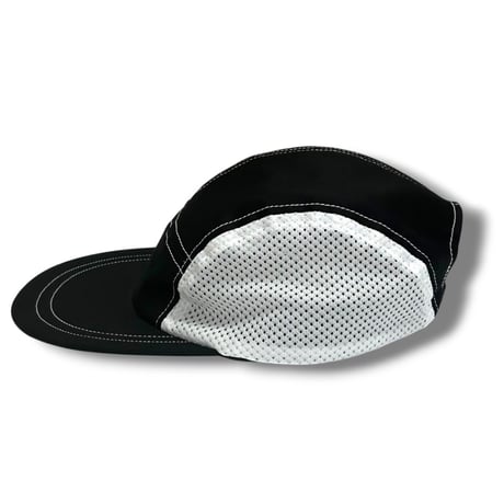 JET CAP “SIDE MESH” BLACK×WHITE