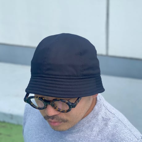 BALL SHORTER HAT　"COTTON TWILL BLACK  "