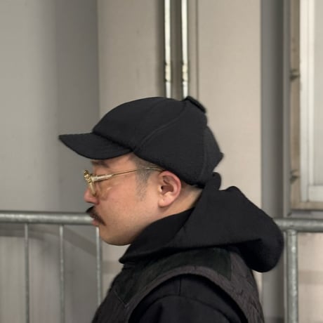 EAR FLAP CAP “BLACK”