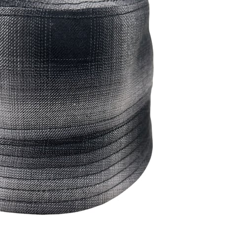 【IN STOCK】(M size)BUCKET SHORTER HAT　"OMBRE CHECK"  BLACK