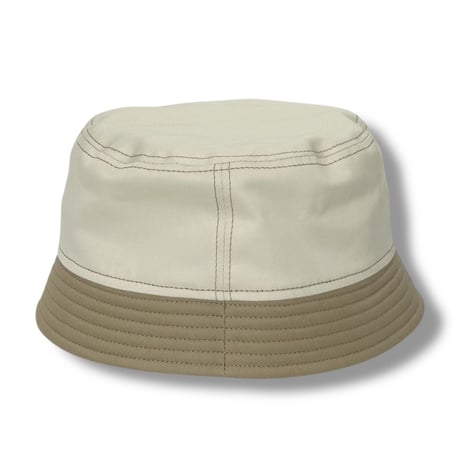 BUCKET SHORTER HAT　"OFF WHITExBEIGE"