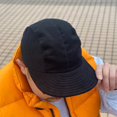 FOUR CORD CAP  -CORDUROY- BLACK