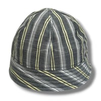 BALL SHORTER HAT “BLACK MULTI STRIPE”
