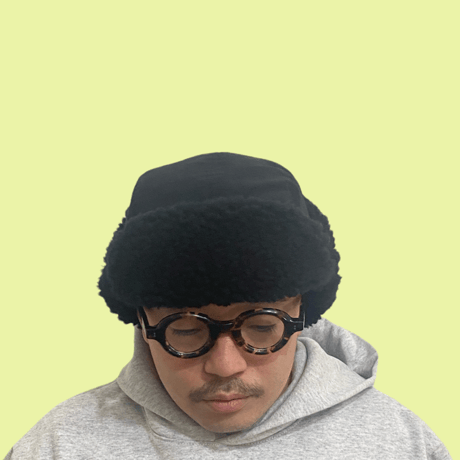 BOMBER CAP “THIN CORDUROY” BLACK×BLACK
